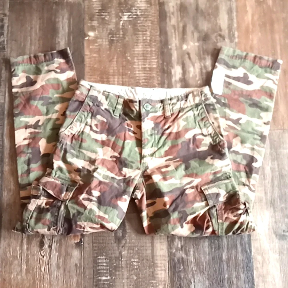 NWT Gap Kids Army Fatigue Cargo pants- size 14